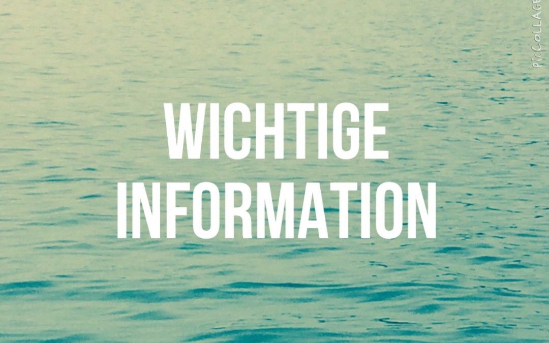 WICHTIGE INFOS ZUM CLUBLEBEN